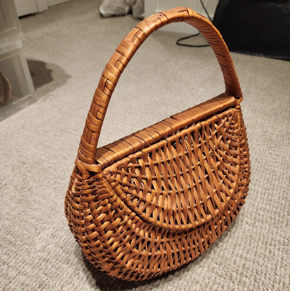 Vintage Woven Handbag
